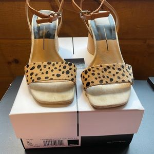 Dolce Vita leopard multi calf hair. Size 5 1/2
